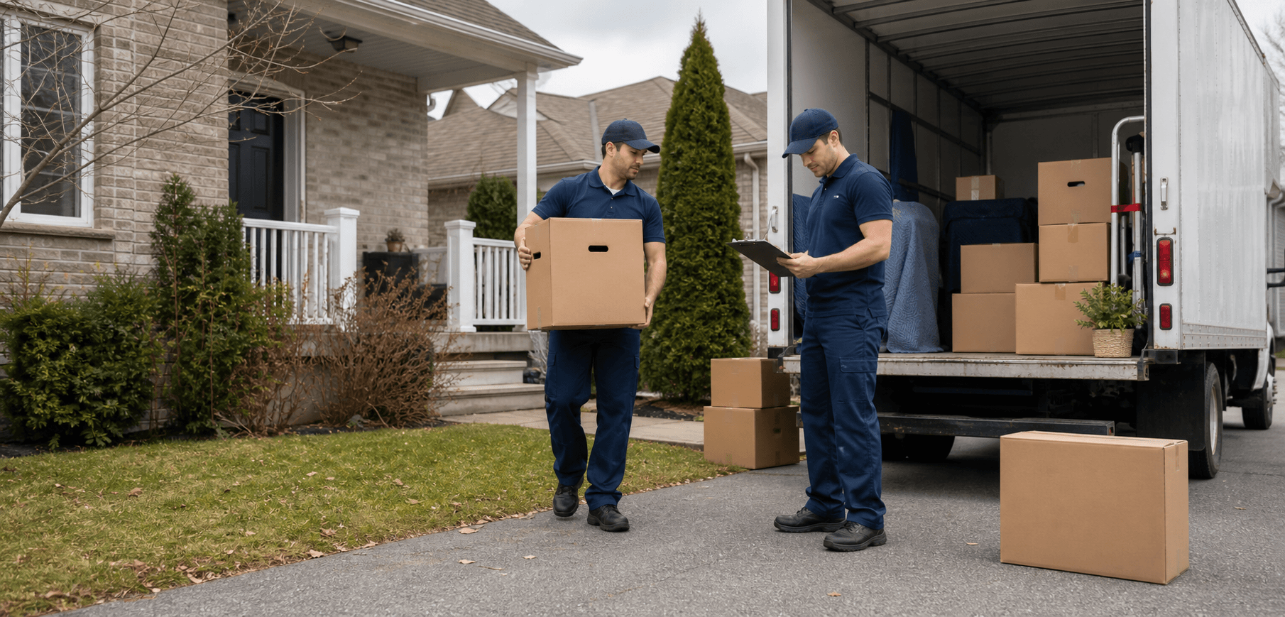 AM Moving crew supporting a local move